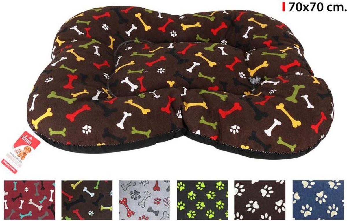 Halve been camacan kussen van 70x70cm voor katten en kleine honden
