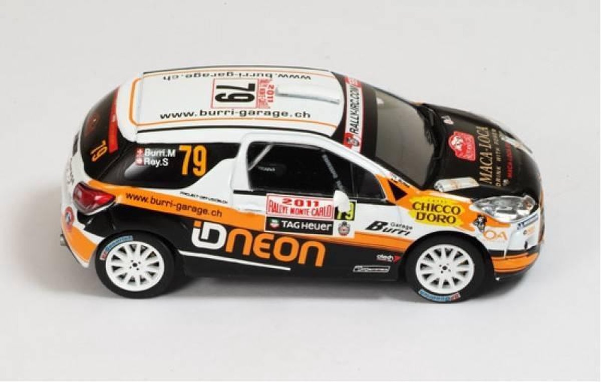 Citroën DS3 R3 #79 Rally Monte Carlo IRC 2011 - 1:43 - IXO Models
