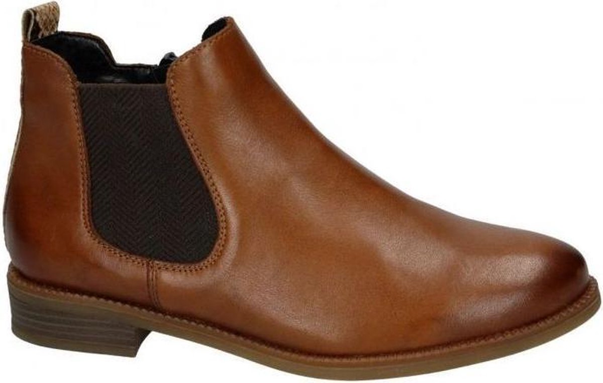 Remonte -Dames -  cognac/caramel - enkellaarzen - maat 40