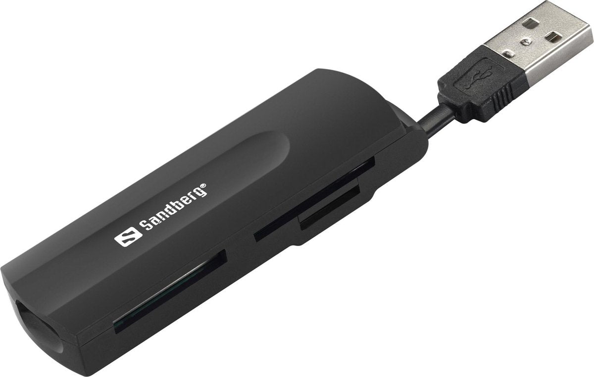 Sandberg Pocket Card Reader geheugenkaartlezer