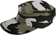 Veldpet camouflage zwart/wit urban voor kinderen-