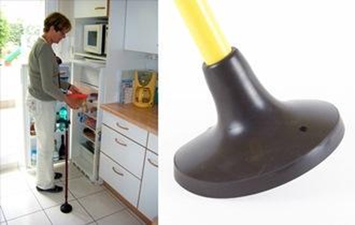 Wandelstokvoetje apart - Doorsnee stok 19 - 21 mm