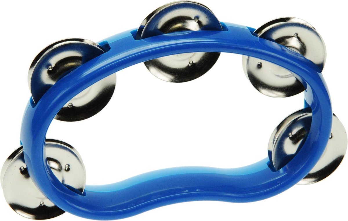 Rattlesnake Tamboerijn Mini Kunststof Blauw 15 Cm