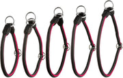 Choker reflective black-red 55cm