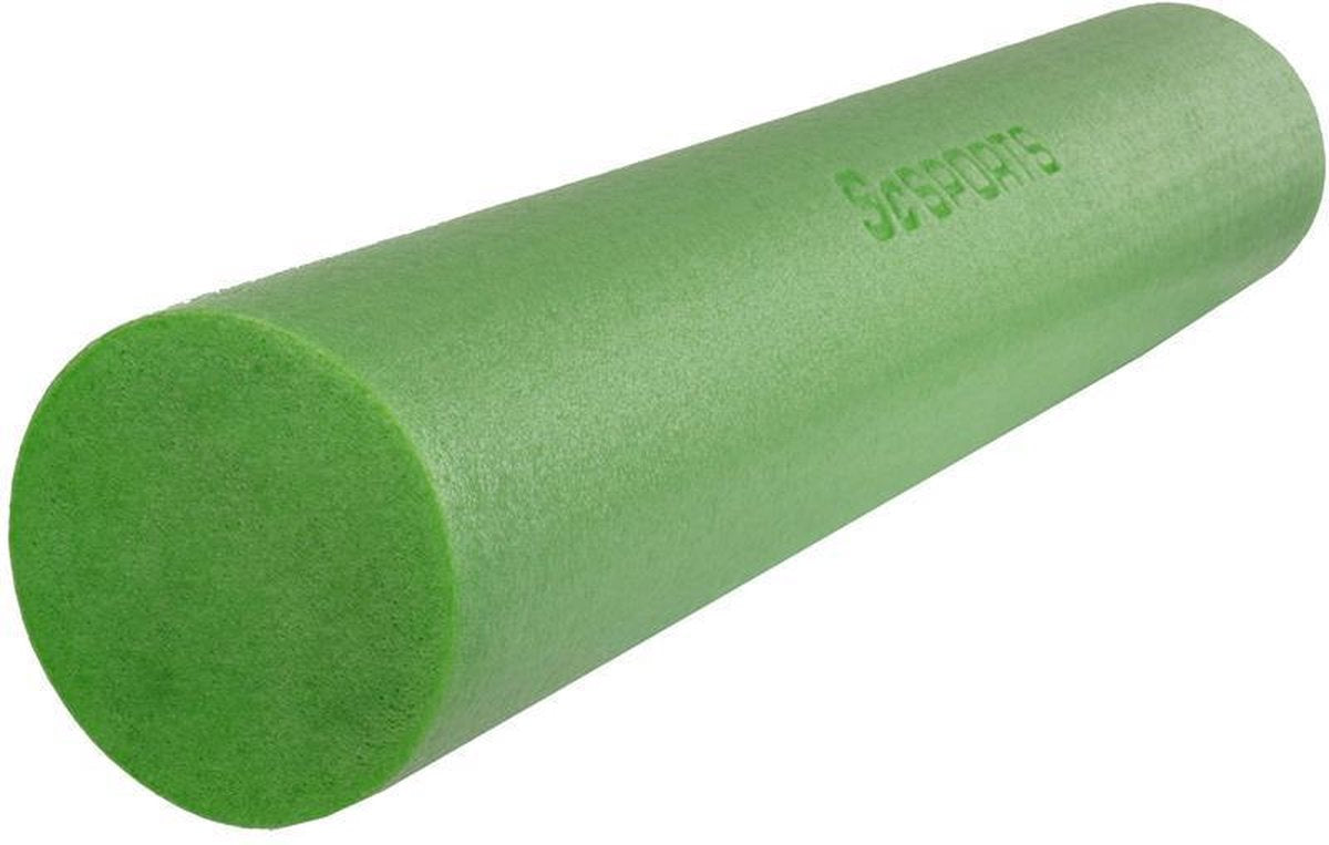 ScSPORTS® Foam roller - Yoga roller - groen - 90 x 15 cm