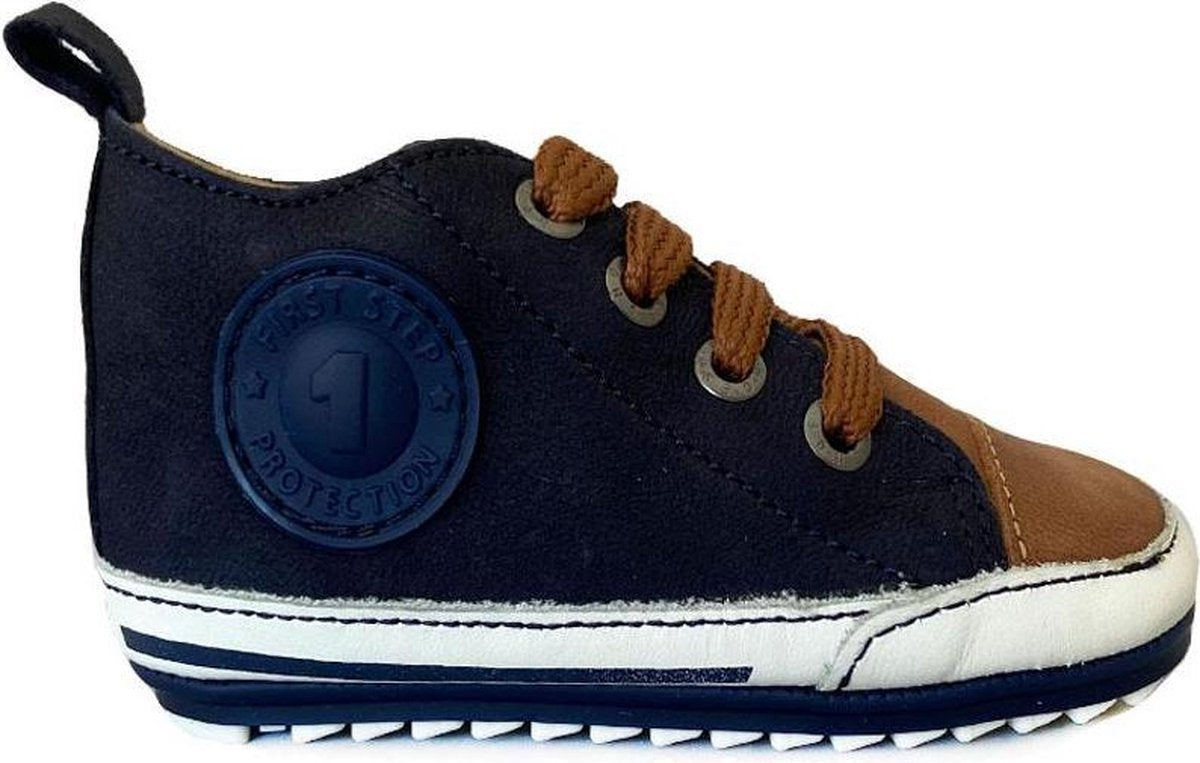 Blauwe Shoesme Veterschoenen Babyproof Flex