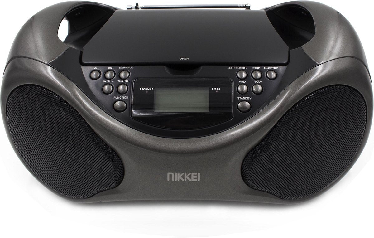 Nikkei NPRC61AT - Draagbare Boombox met CD-speler