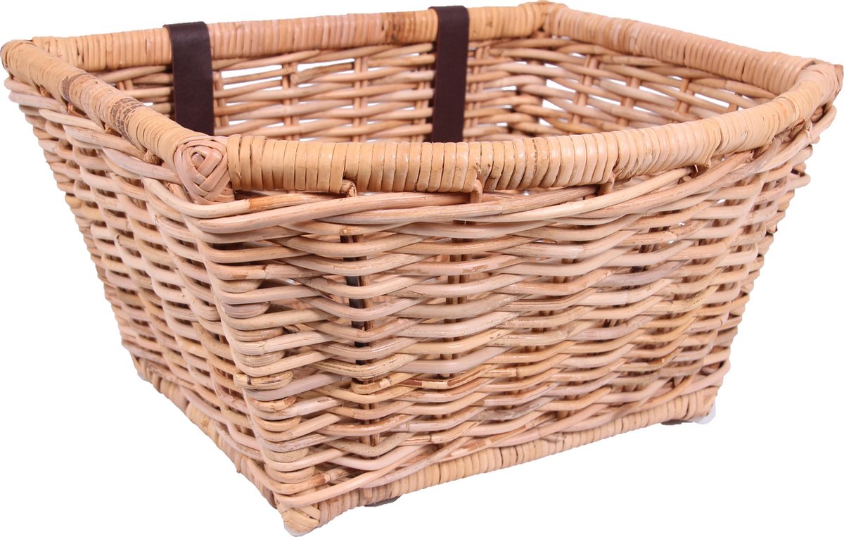 Fietsmand riet - naturel - Wicked - 47 x 41 x 26 cm Silfria