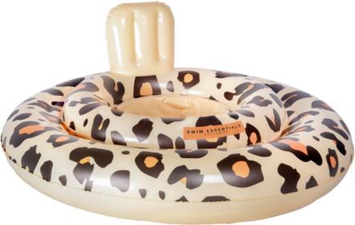 Baby float beige panterprint 0-1 jaar