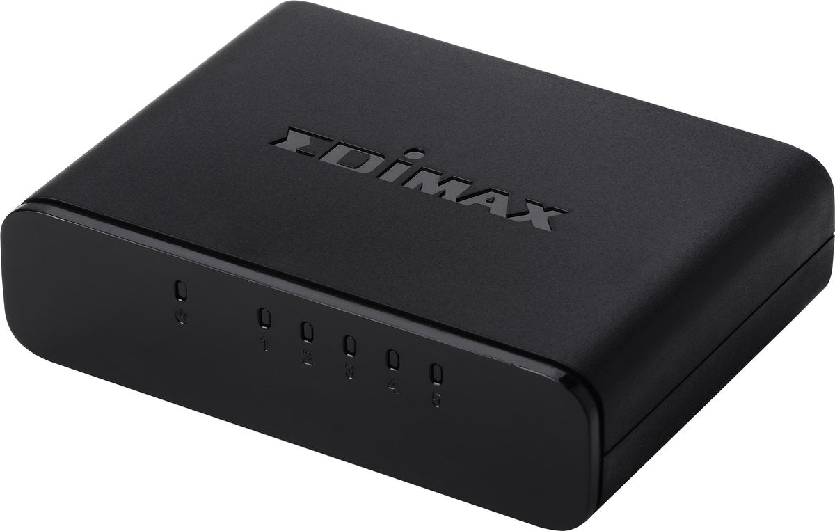 Edimax ES-3305P Fast Ethernet Switch met 5 poorten / zwart
