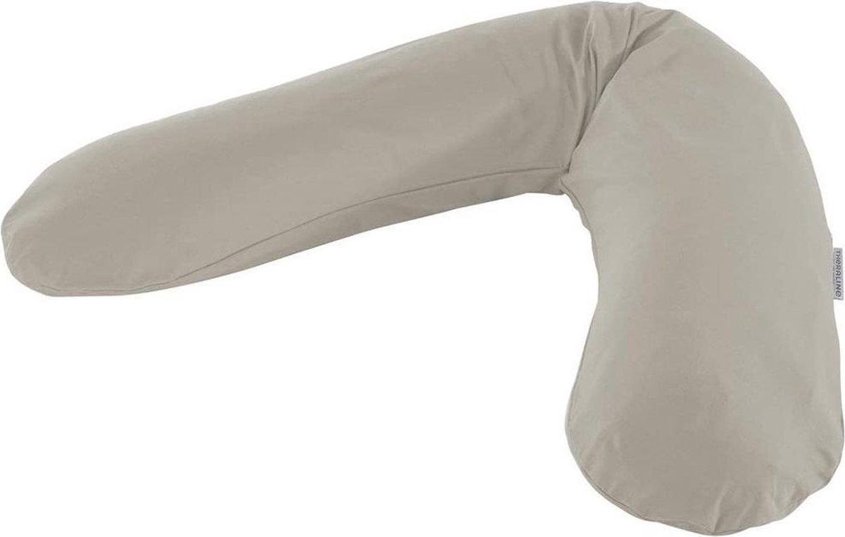 Theraline Voedingskussen inclusief hoes - Clay Grey