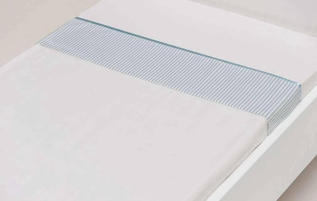 Briljant Baby Jenny - Katoen - Kinderlaken - Ledikant - 100x150 cm - Light Blue