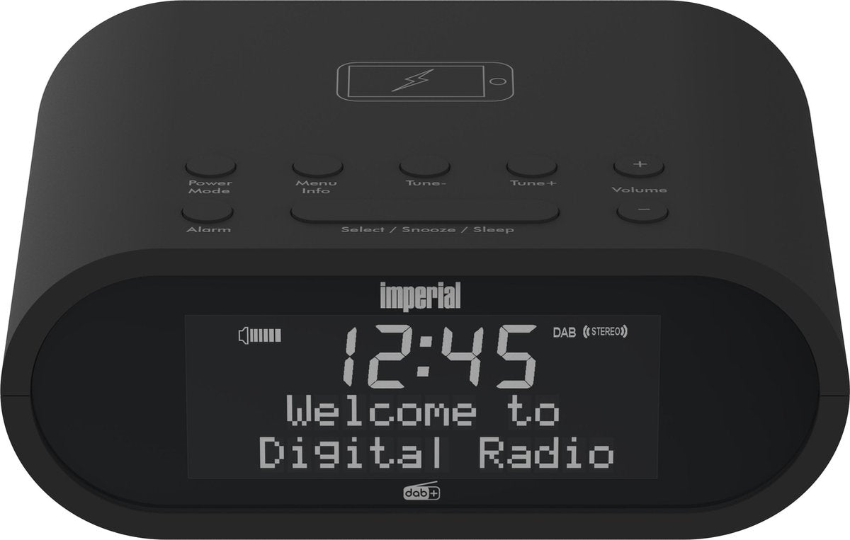 Imperial Dabman d20 DAB+ wekkerradio - zwart