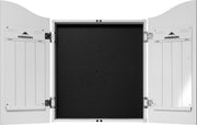 Mission Dartbord Deluxe Cabinet - Plain White