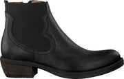 Unisa Wafi Enkelboots -  Enkellaarsjes - Meisjes - Zwart - Maat 37