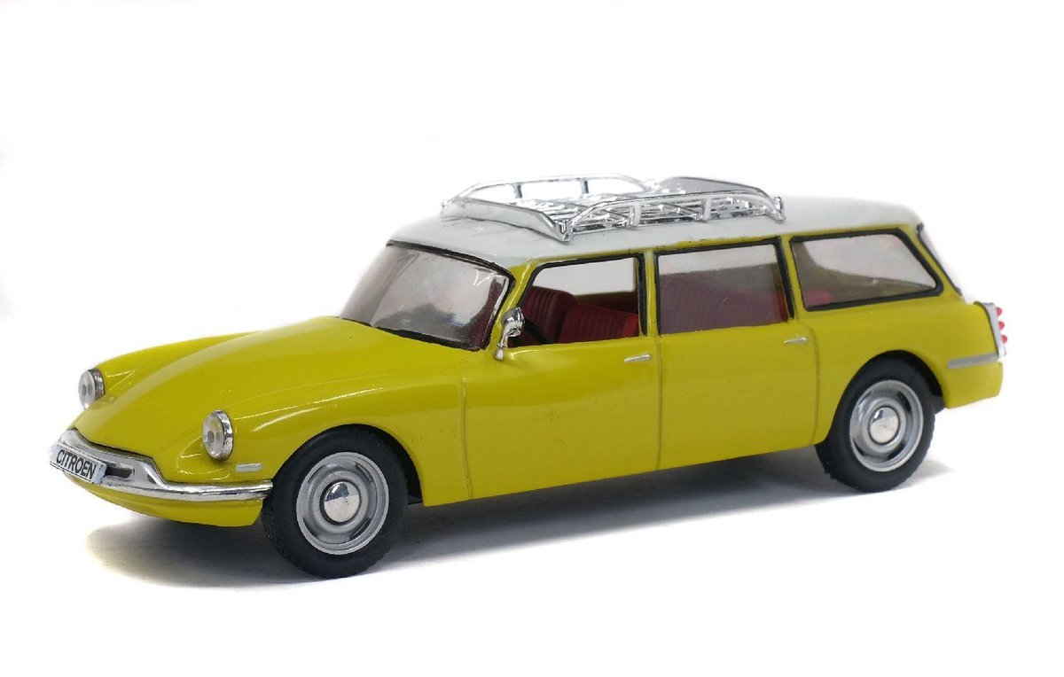 Citroen DS19 Break 1960 Yellow/White Roof