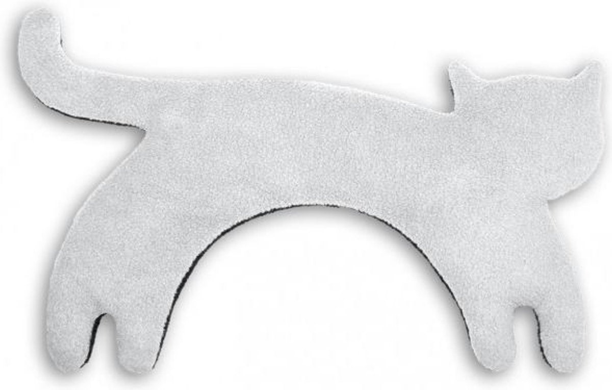 Leschi Warmtekussen Minina Kat Grijs / Zwart