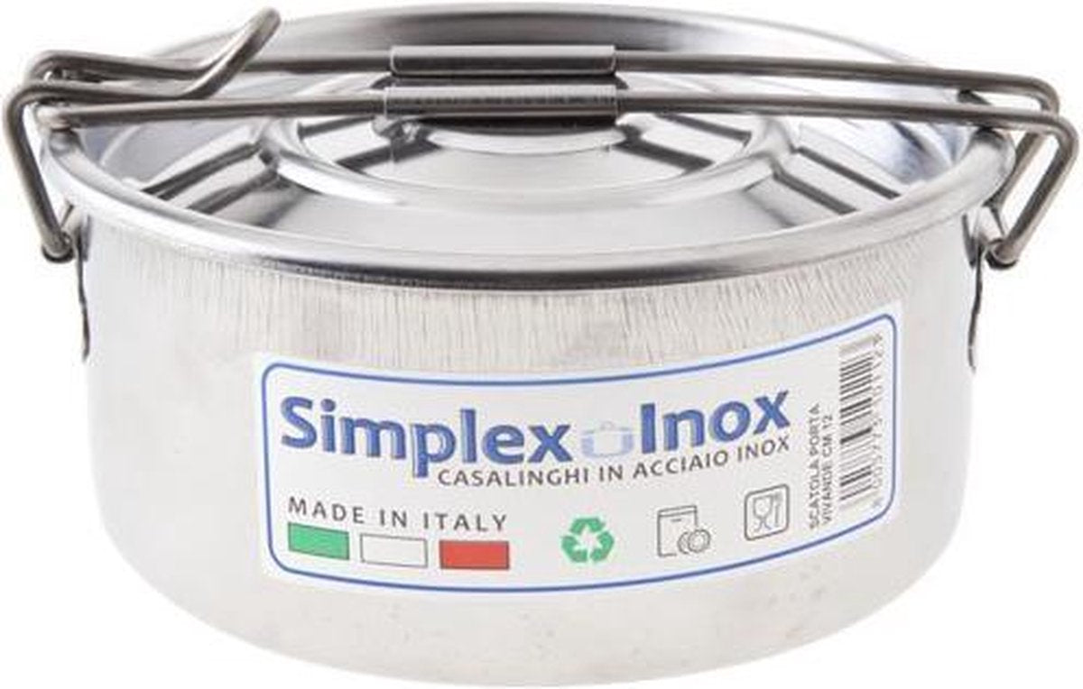 Food Container 18-10 D12-h6cm