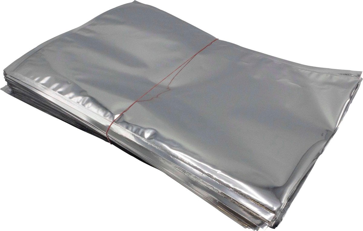 Aluminium vacuümzakken (100 stuks) - 27 x 40 cm - 82 my - Voedsel bewaren