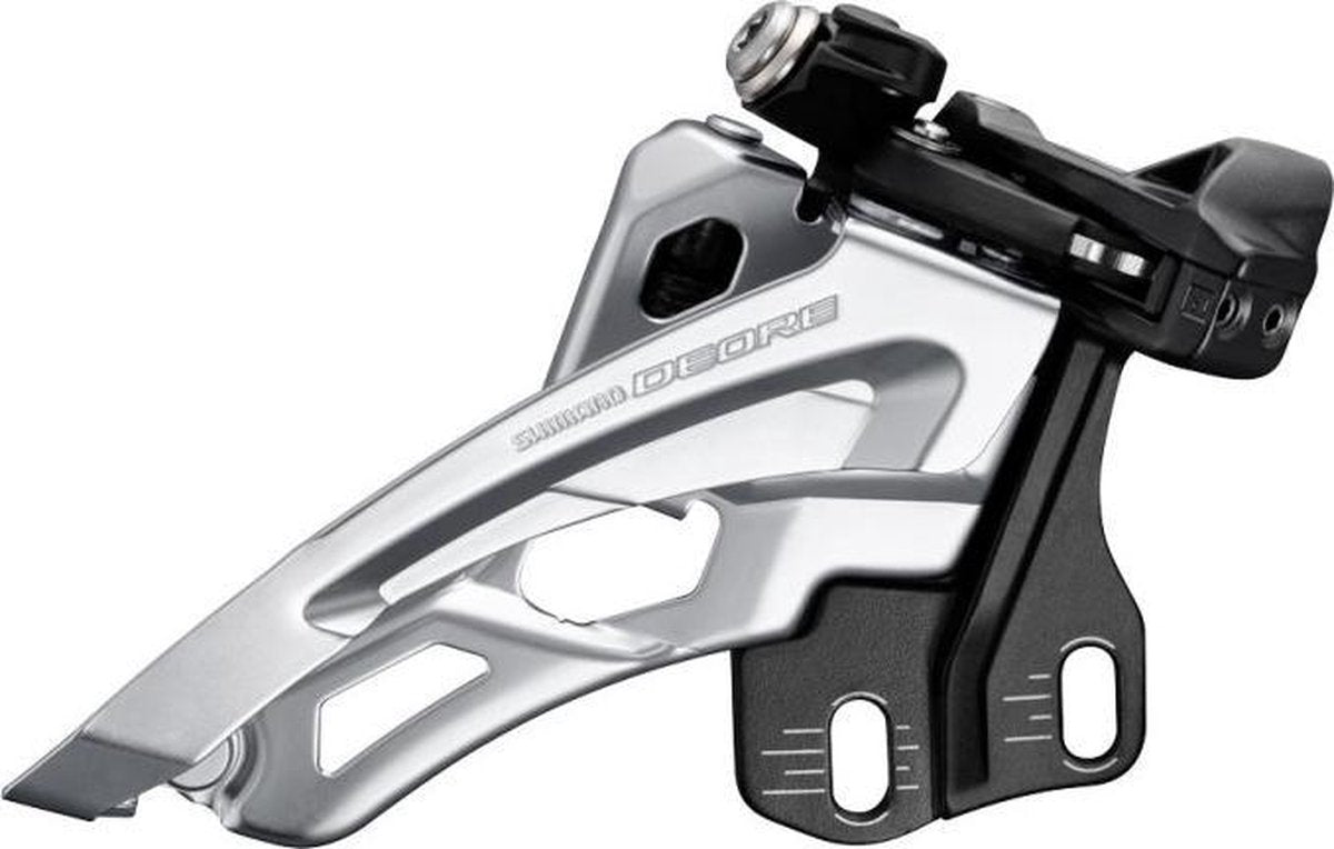 Voorderailleur 3 x 10 speed Shimano Deore FC-M6000 - side swing - directe montage laag - 40-42T - zwart