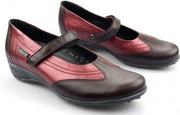 Mephisto LEIDINA Dames Instapper - Chianti Rood - Maat 37