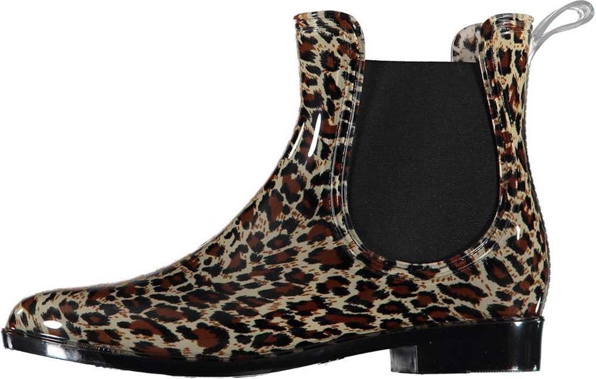 Gardenwear - Dames Lage Regenlaars - Panter - Maat 39