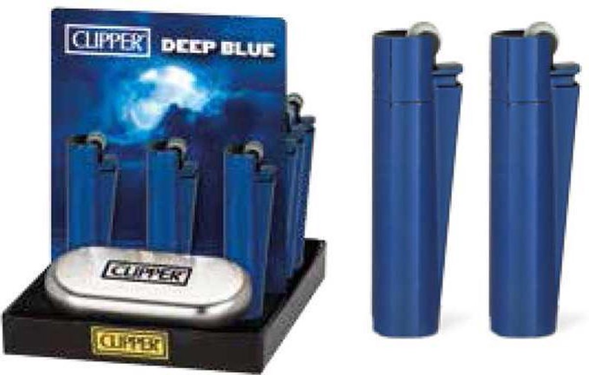 Clipper vuursteenaansteker Deep blue