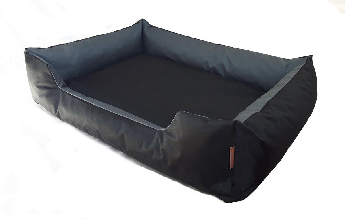 Hondenmand Cordura XXXL – Zwart + Grijs -  125 x 90 x 24 cm