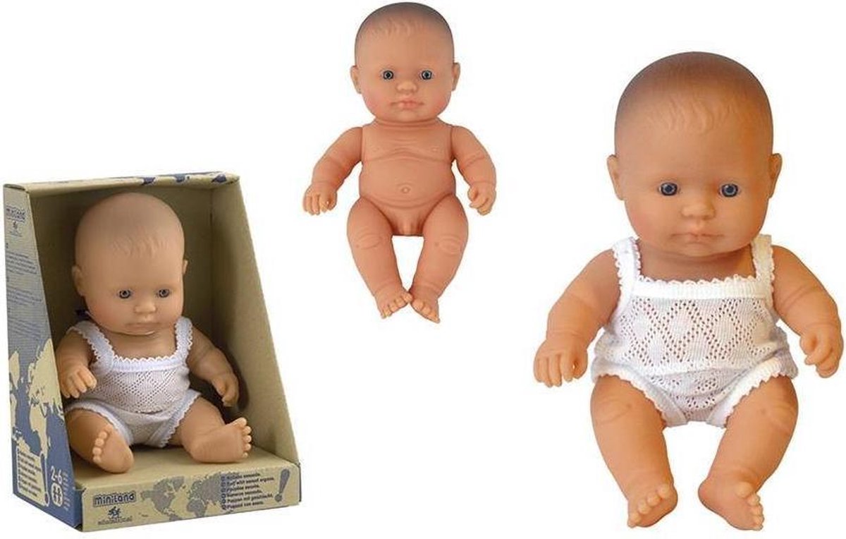 Miniland Babypop Europese Jongen - 21 cm