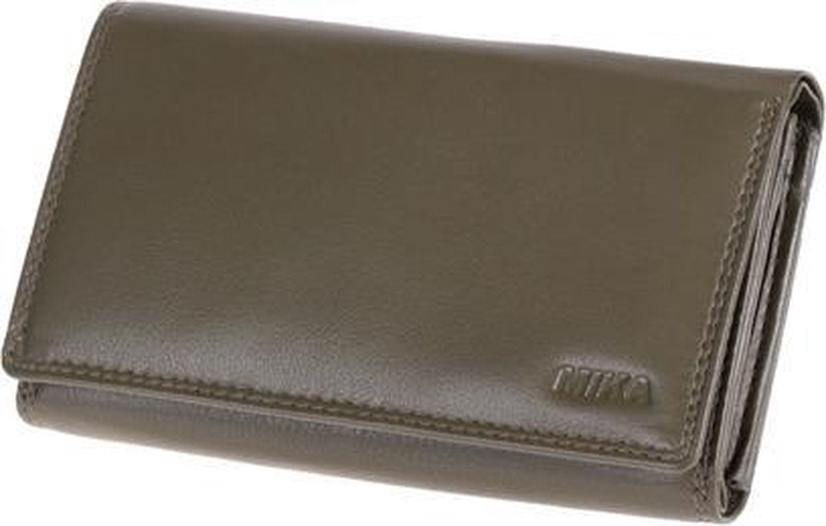 Portefeuille Mika taupe - dames 15x10