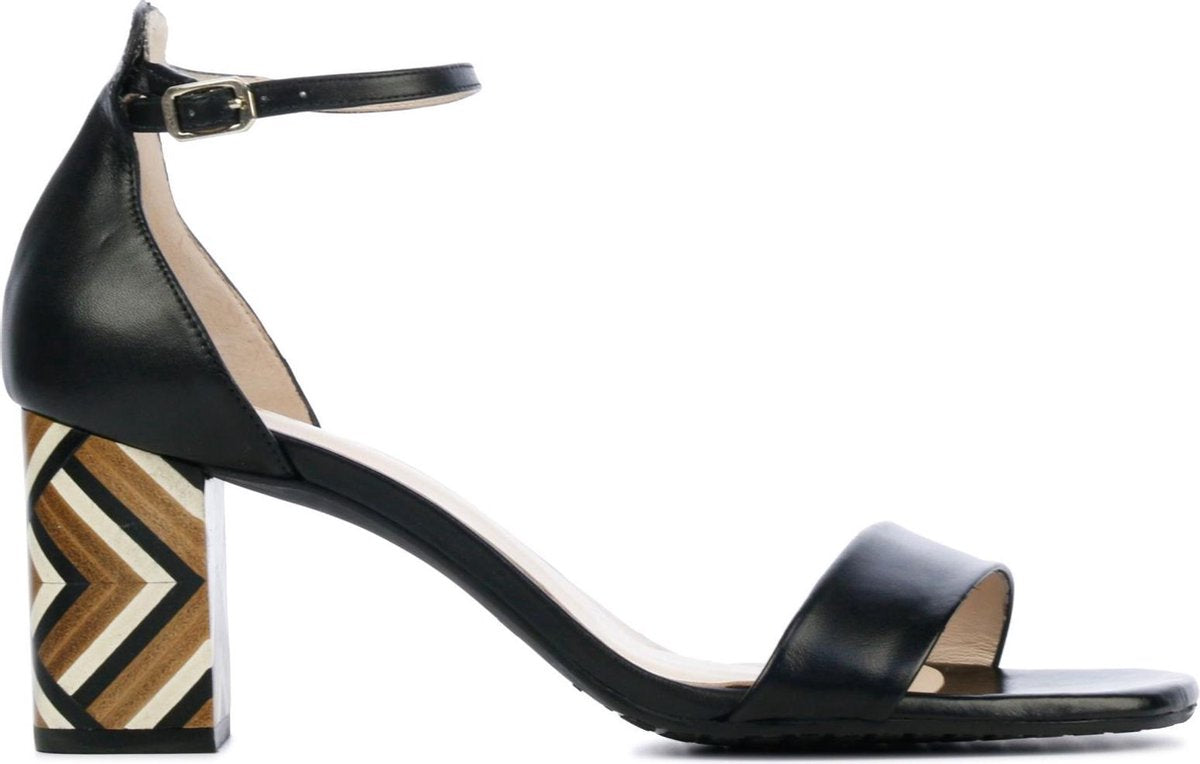 Lodi Vrouwen Leren  Sandalen / Damesschoenen Loca-ro - Zwart - Maat 36