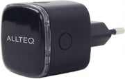 Wifi repeater | Wifi versterker | Draadloos | Access point | RJ45 | Stopcontact wifi extender | Zwart | Allteq