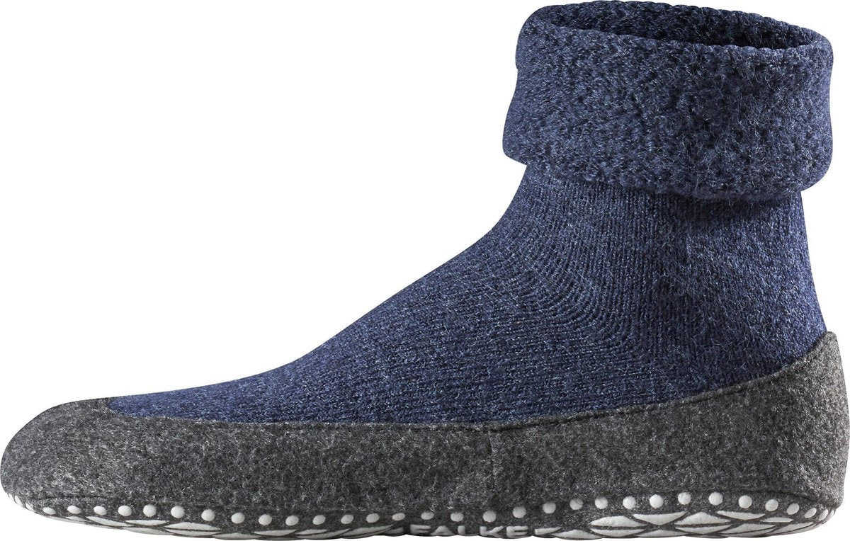 FALKE Cosyshoe Heren Pantoffels - Blauw - Maat 39-40