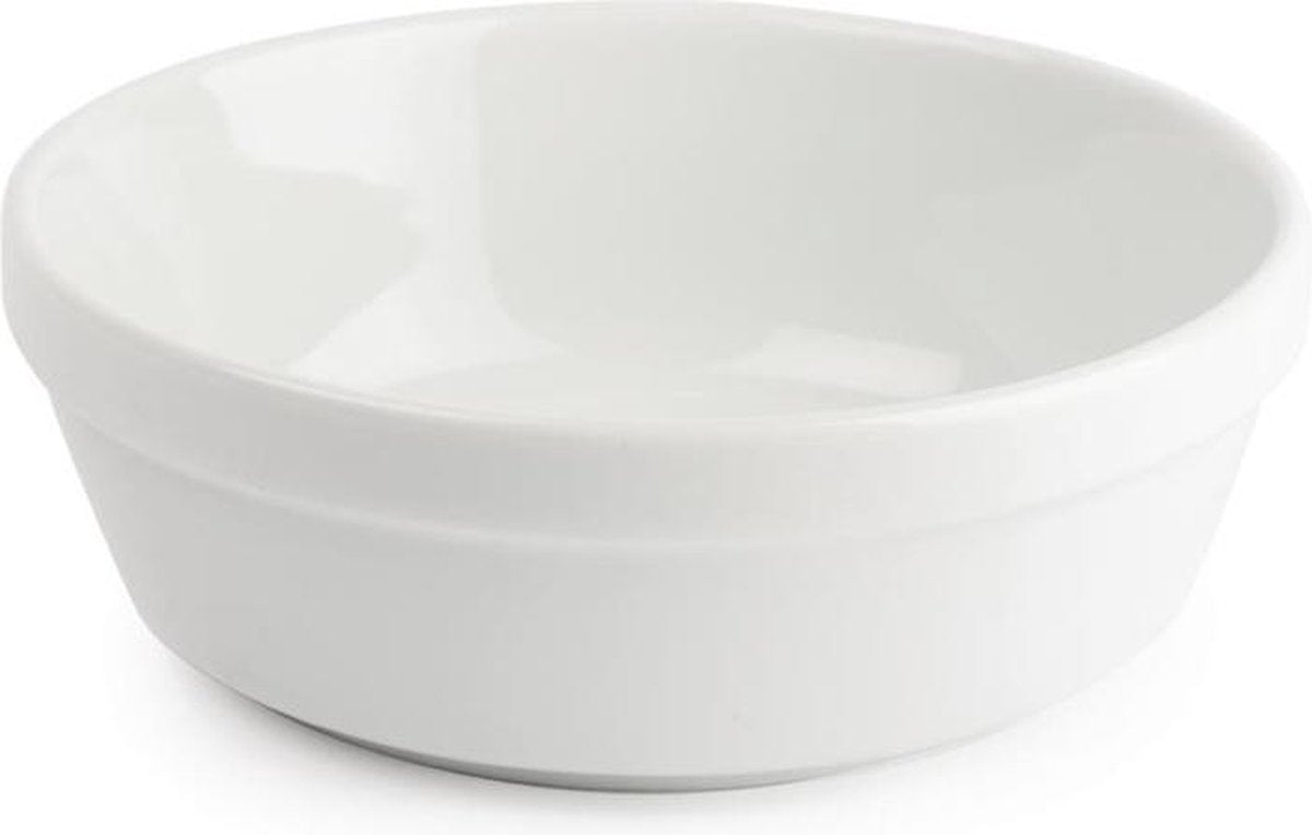 Olympia wit ronde taartschaal - Box 6