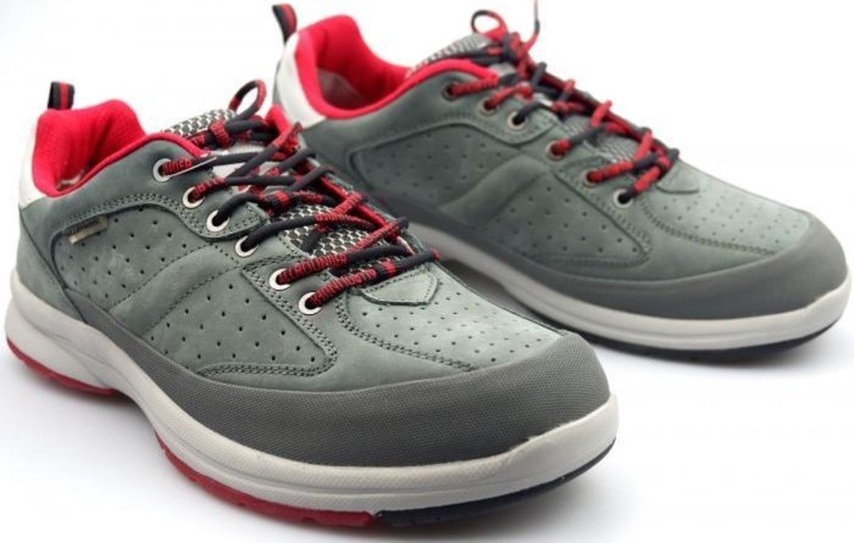 Allrounder by Mephisto CASTILLO donkergrijs nubuck sneaker voor heren  - Maat 40