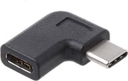 Coretek USB-C naar USB-C adapter - haaks naar links/rechts - USB3.1 Gen 2 - tot 20V/5A / zwart