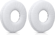 kwmobile 2x oorkussens voor Sony MDR-ZX110 / MDR-ZX310 koptelefoons - imitatieleer - voor over-ear-koptelefoon - wit