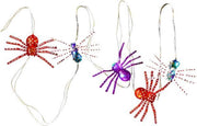 Verhaak Spinnen Halloween 14 X 8 Cm Rood/paars