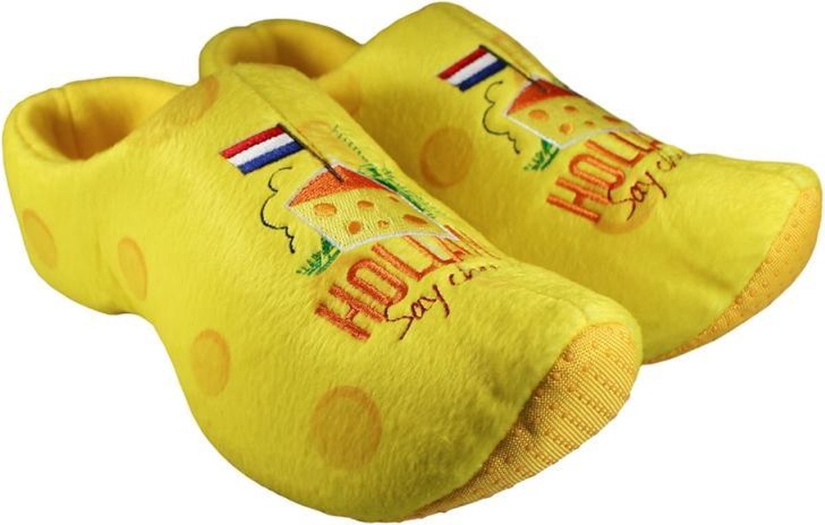 Texla Klomppantoffel Geel Say Cheese SL0243 Geel Say Cheese SL0243 Maat.  20-24