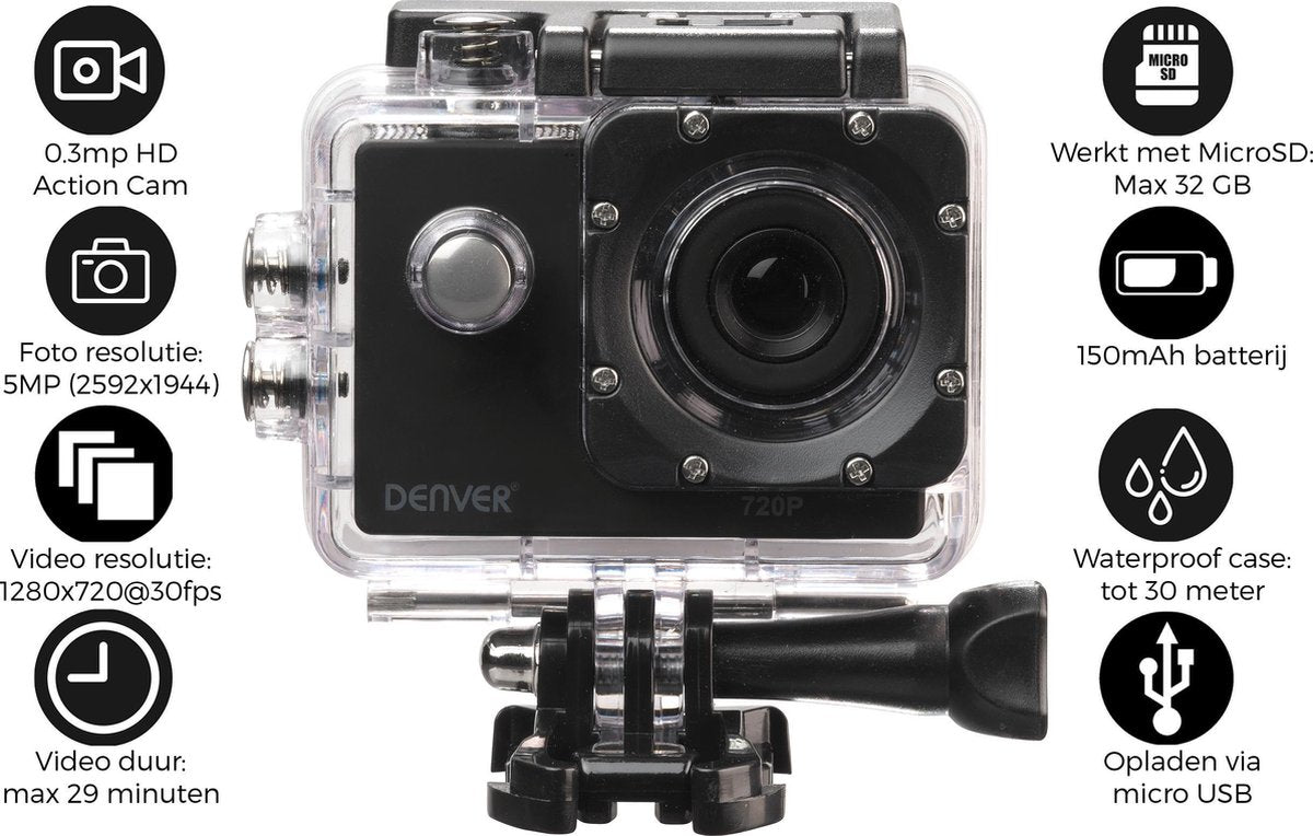 Denver ACT-320 HD Action Camera