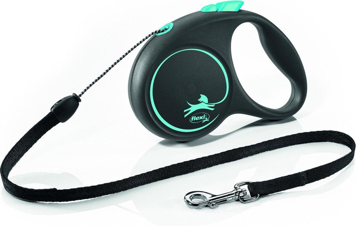 FLEXI | Flexi Rollijn Black Design Cord Blauw