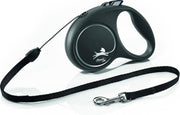 FLEXI | Flexi Rollijn Black Design Cord Zwart