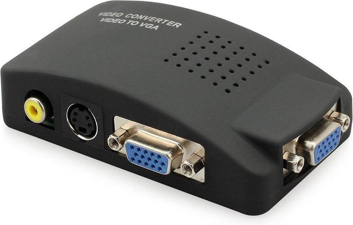 Garpex® Composiet RCA en S-VHS naar VGA Video Converter