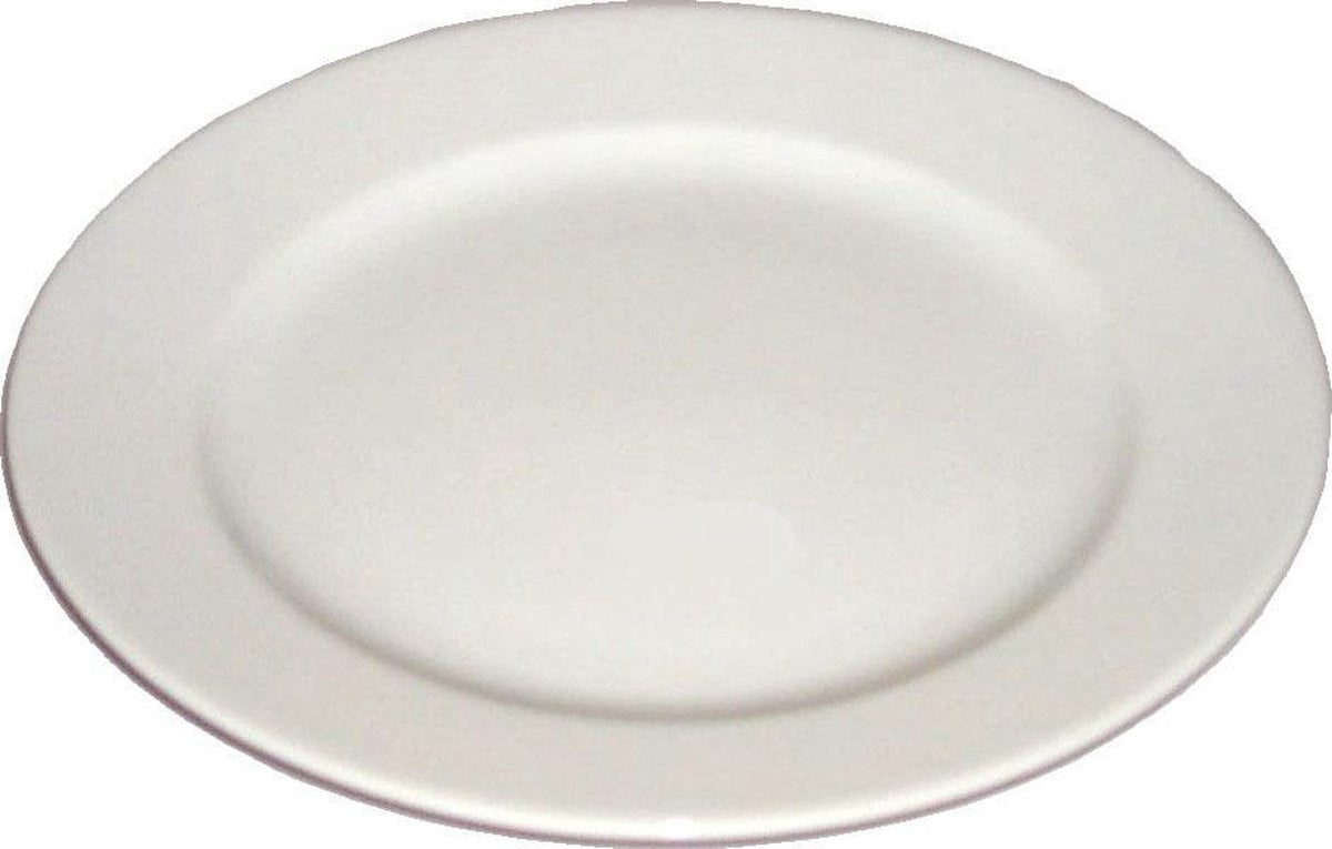 Gural Delta Set 6 Bord 26 cm Wit Porselein 9150
