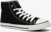 Canvas dames gympen - Zwart - Maat 40