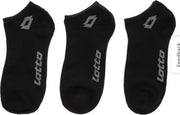 18 paar Zwarte LOTTO Sneakersokken Unisex Maat 35 -38 BULK VOORDEEL!!!