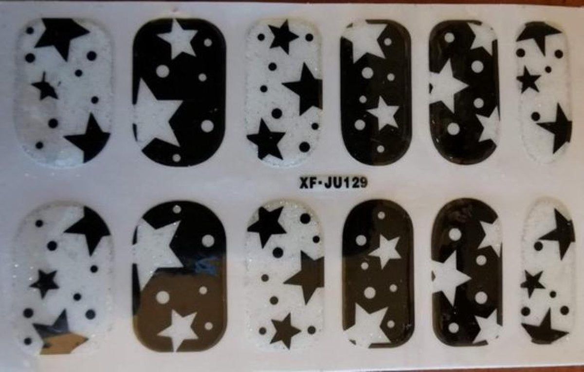 Bibbi4you Nagel stickers nail art sterren ster folie glitter