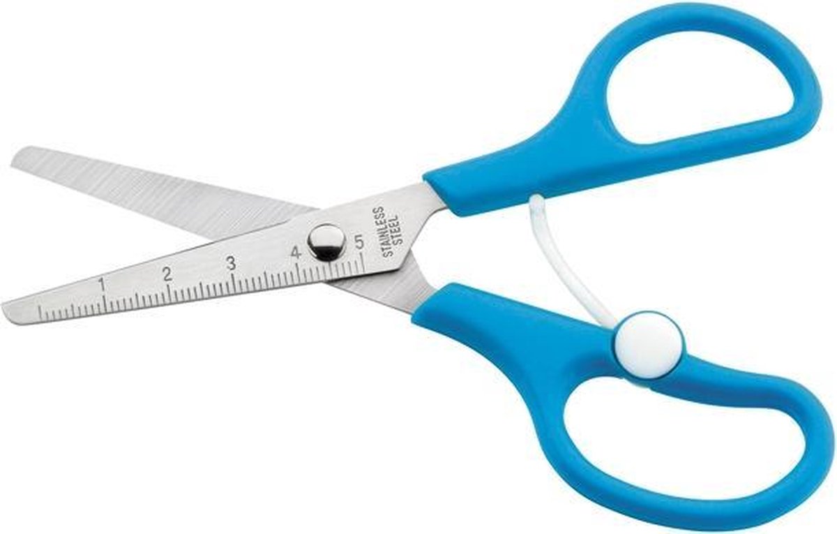 Kinderschaar Westscott 130mm Stomp Licht-blauw Per Stuk