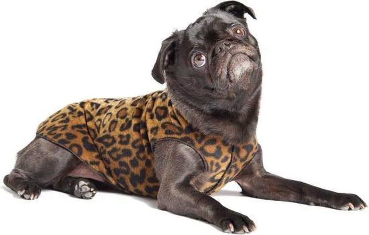 Goldpaw - Stretch Fleece Pullover - Rekbare Hondenjas/Hondentrui - Luipaard - Maat 24 (>30kg)