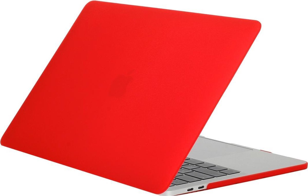 Mobigear Hard Case Frosted Rood Macbook Pro 13 inch Thunderbolt 3 (USB-C)